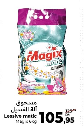 Lessive matic Magix – 6kg