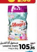 Lessive matic Magix – 6Kg