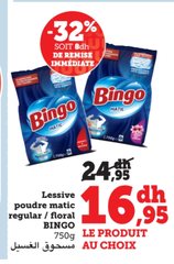 Lessive poudre matic Bingo – 750g
