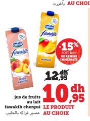 Jus de fruits au lait – 1L