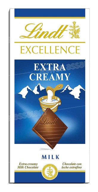 CHOCOLAT LAIT EXTRA CREMEUX 100G LINDT EXCELLENCE