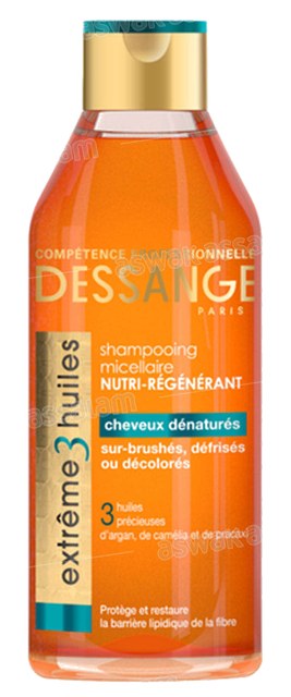 SHAMPOOING MICELLAIRE NUTRI-REGENERANT EXTREME 3 HUILES 250ML DESSANGE