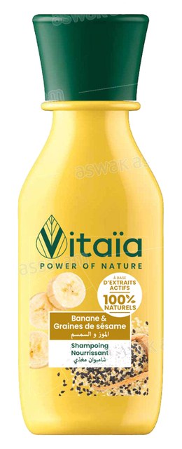 SHAMPOOING NOURISSANT BANANE ET GRAINES DE SESAME 90ML VITAIA