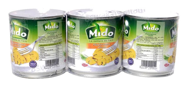 CHAMPIGNONS PIEDS & MORCEAUX  3*184G MIDO