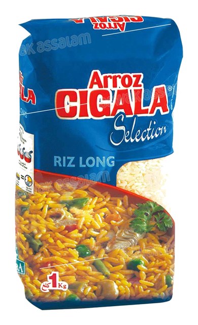 RIZ LONG BLANC 1KG CIGALA