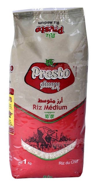 RIZ MEDIUM 1KG PRESTO
