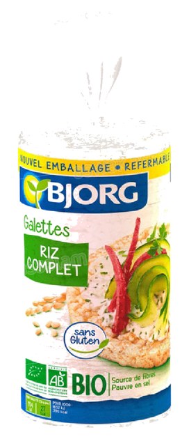 GALETTES DE RIZ COMPLET BJORG