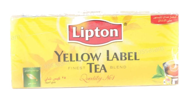 LIPTON THE NOIR 25 SACHETS
