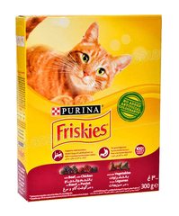CROQUETTES BOEUF & POULET 300G POUR CHAT ADULTE FRISKIES