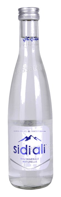 EAU MINERALE BOUTEILLE EN VERRE 50CL SIDI ALI