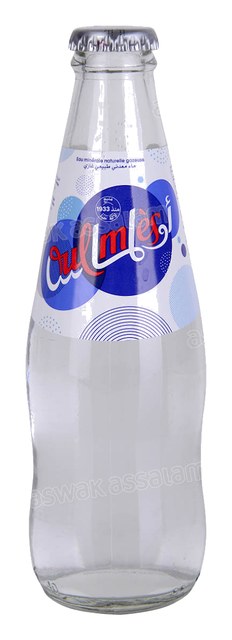 EAU MINERALE GAZEUSE BOUTEILLE EN VERRE 25CL OULMES