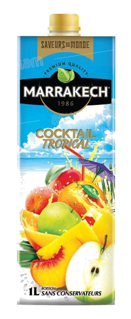 JUS DE FRUITS COCKTAIL TROPICAL 1L MARRAKECH