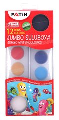 AQUARELLES 12 COULEURS JUMBO FATIH