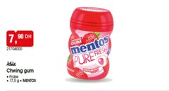 Chewing-gum fraise MENTOS Pure Fresh – 17,5g