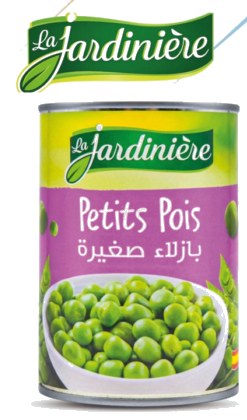 Petits pois La Jardinière – 400/260g