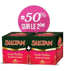 Lot de 2 thés verts en grains 200g – SULTAN